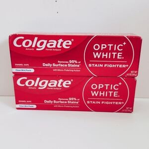 ⭐4/$15 Colgate Optic White Clean Mint Paste